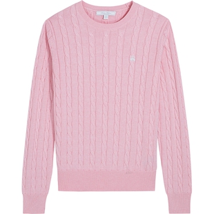 Brooks Brothers/布克兄弟女士秋冬新款supima棉绞花针织衫