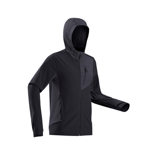 迪卡侬户外登山夹克软壳衣防风衣男薄款外套女运动休闲外套ODF