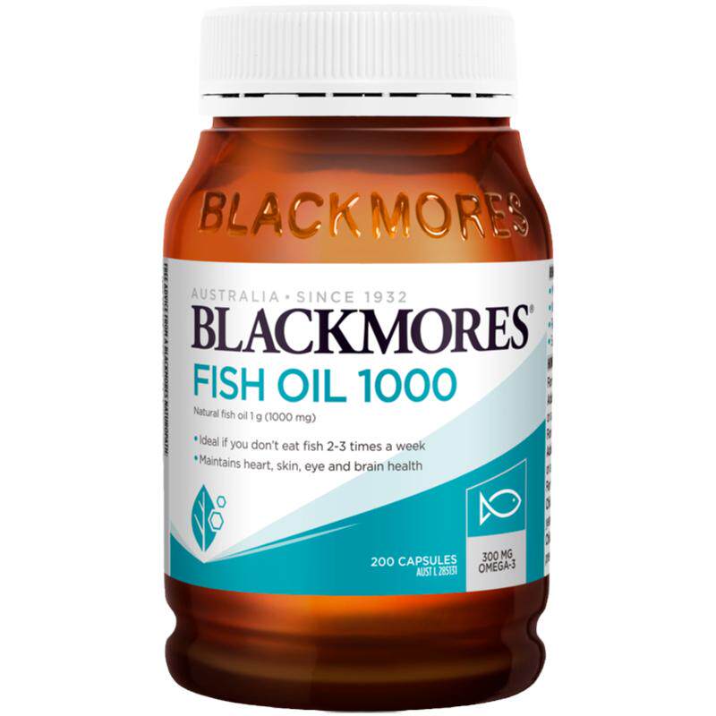 【自营】BLACKMORES澳佳宝深海鱼油胶囊原味400粒