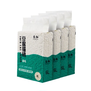 尚加丝兰豆腐猫砂原味绿茶活性炭除臭无粉尘膨润土1.5mm结团20斤