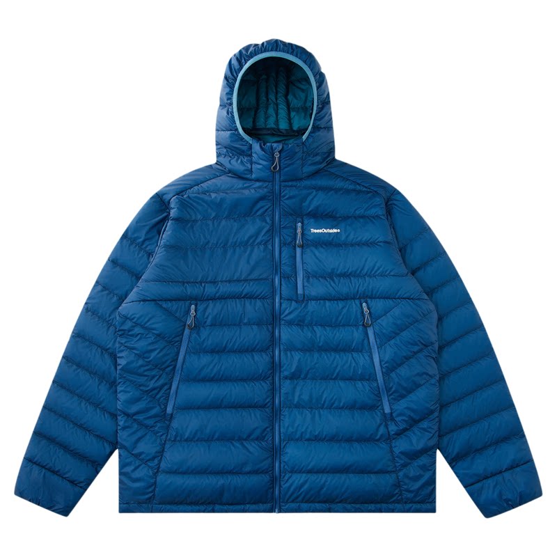 TreesOutside防泼户外轻量排骨纹羽绒服(90%白鸭绒)2025新款男士