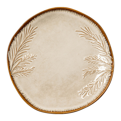 YEHOME复古风陶瓷盘异形盘家用