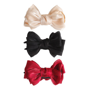 蝴蝶结头饰丸子头小抓夹女生高马尾发夹子丸子头固定神器发卡发饰