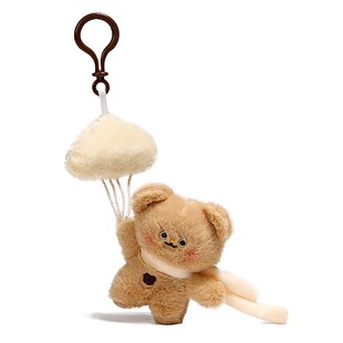 YUYI可爱丑萌云朵气球熊书包包小挂件娃娃公仔毛绒车内钥匙扣挂坠