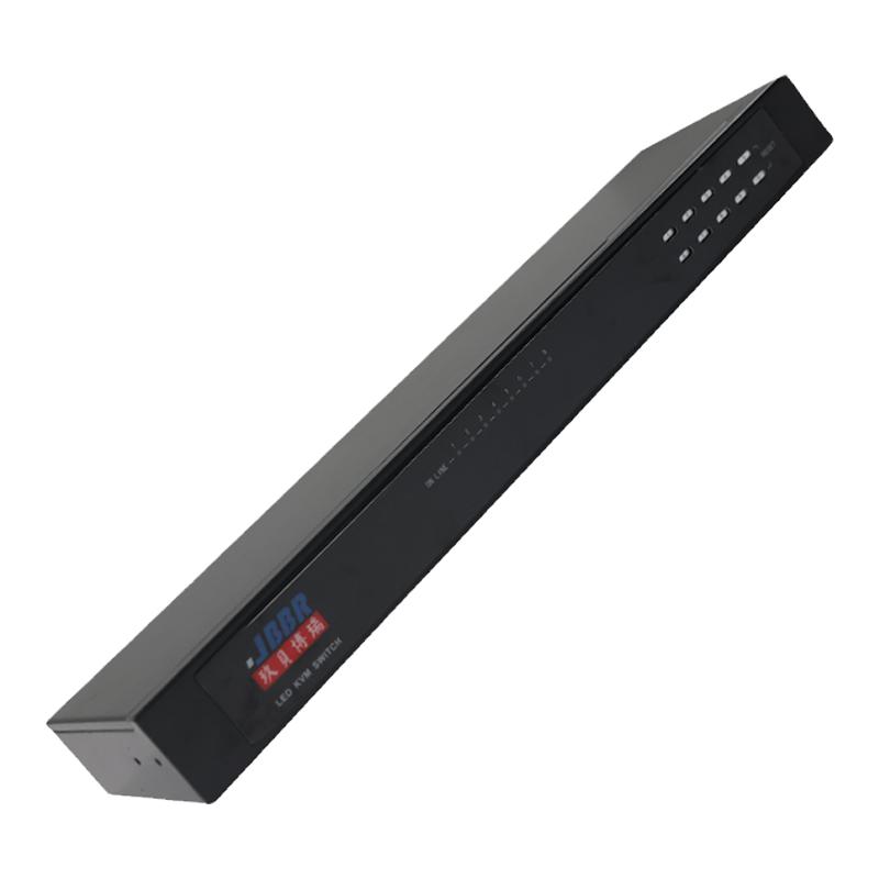 kvm切换器8口vga16口hdmi32口dp19英寸机柜1u上架式多电脑服务器共享1套usb键盘鼠标显示器多进1出ip