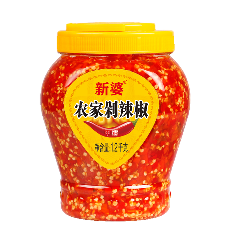 湖南正宗手工鲜红剁椒酱下饭菜