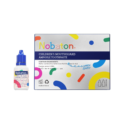 诺巴顿儿童牙膏含氟防蛀