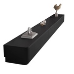 岩板电视柜落地茶几组合客厅现代简约小户型高级黑色实木电视机柜