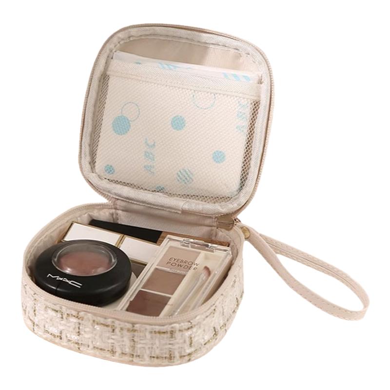 迷你化妆包卫生巾收纳包女新款随身口红袋高级旅行便携姨妈小包