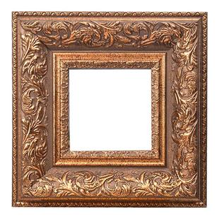 欧式复古大边框小尺寸画框10X10 15*15 正方形油画框相框迷你摆件
