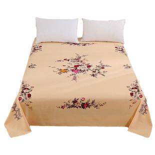 老式全棉床单加厚纯棉国民老上海复古被单斜纹家用炕单老粗布怀旧