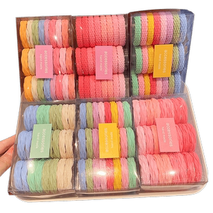 儿童高弹力不伤发皮筋宝宝发圈小女孩头绳女童高马尾发绳大童发饰