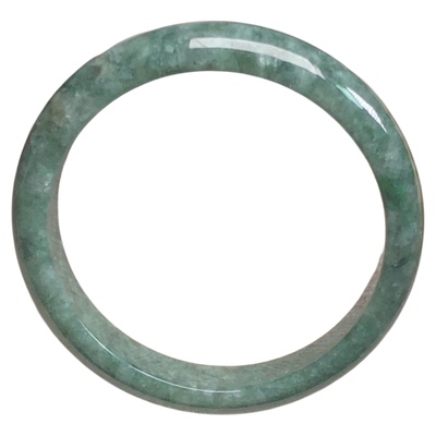 隆慈缘翡翠A货满绿62mm手镯