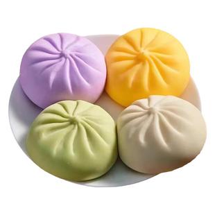 爆款仿真包子捏捏解压叉烧包子模型发泄球网红创意礼物玩具慢回弹