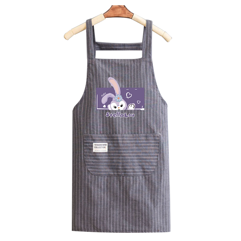 纯棉围裙工作服定制logo印字