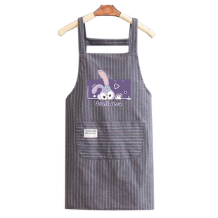 围裙纯棉柔软厨房家用网红餐饮专用饭单2025新款商用做饭工作服女