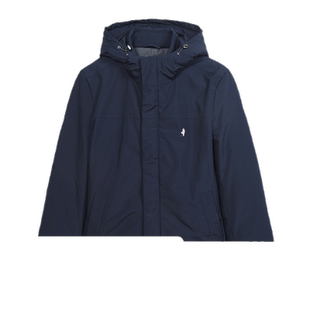 MCS男士源自万宝路商务休闲合身冬季通勤翻领保暖灰鸭绒羽绒服男