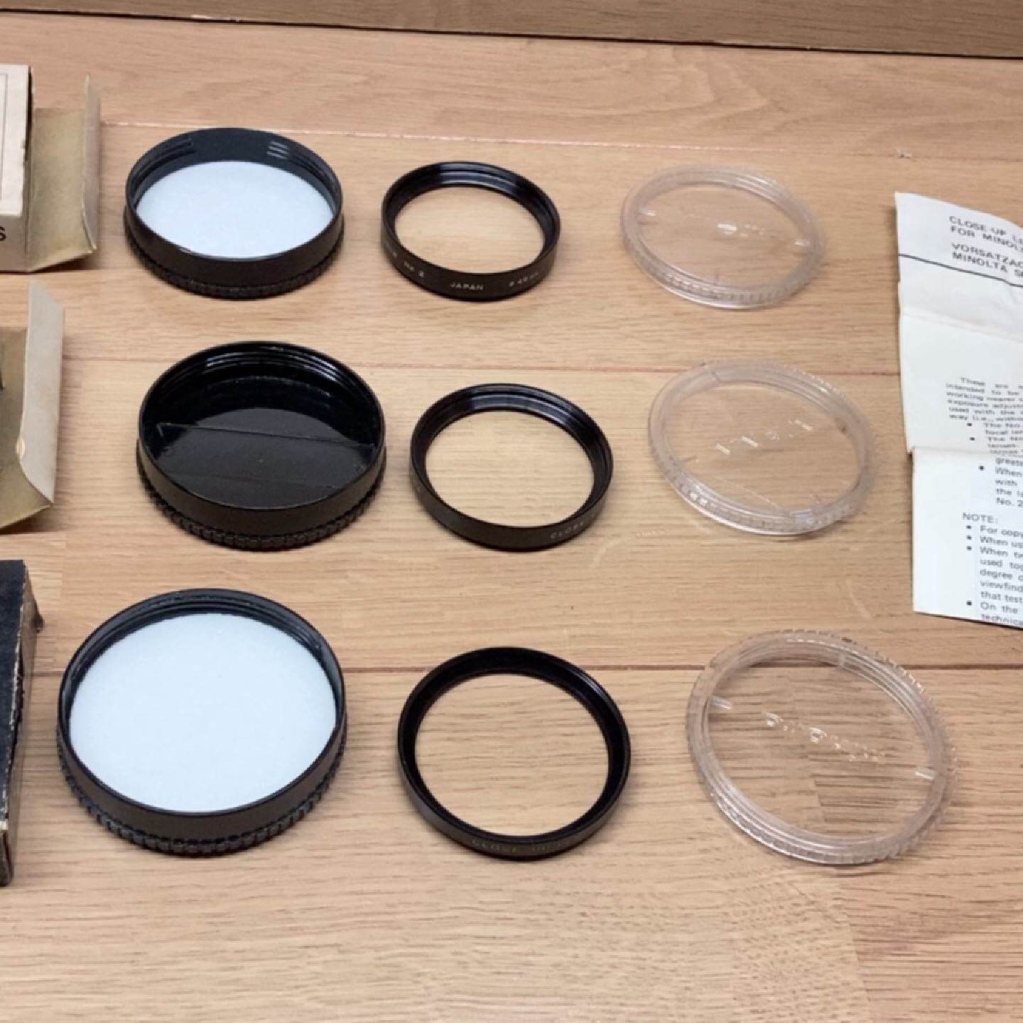 议价进口 原包装 美能达 49mm 近摄镜 微距镜  三个，分别