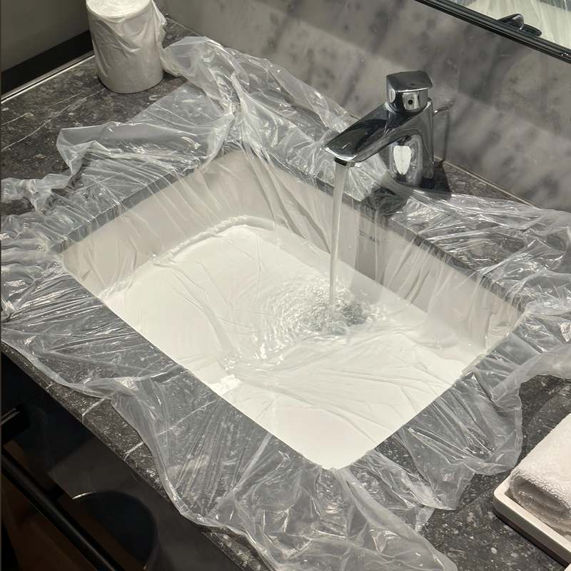 旅行住酒店洗衣服神器一次性洗脸盆出差便携洗衣袋隔脏膜旅游好物