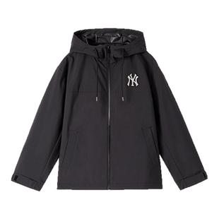 MLB官方 男女情侣大LOGO连帽防泼水夹克外套25秋季新款WJB80