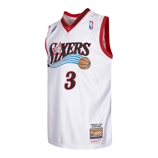 mitchell&nessNBA艾弗森01全明星AU礼盒装球衣篮球服送男生礼物