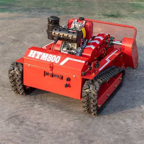 源头工厂80遥控智能割草机 履带式柴油割草机 台湾除草碎草一体机