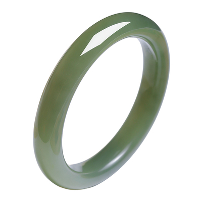 天然和田玉手镯赠检测证书