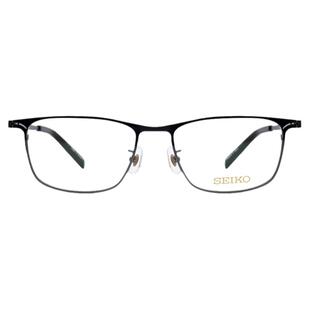 Seiko精工眼镜框男超轻纯钛商务百搭方框近视镜架女可配镜HY1701