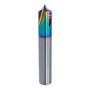 内r铣刀合金钨钢七彩铝用4刃内R刀加工中心电脑锣倒边倒角反R铣刀