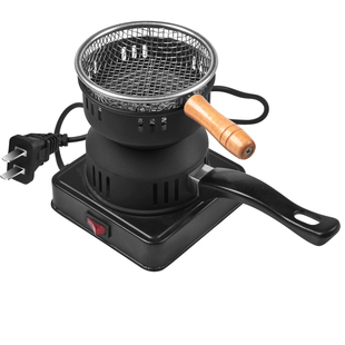 阿拉伯水烟专用电点碳炉多功能引火果木炭生火围炉煮茶带提炭网兜