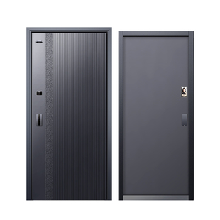 亚太天能装甲智能门AI双摄防盗入户门家用一体化进户门子母大门M6