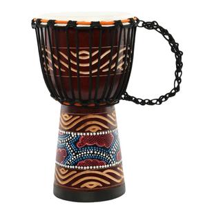 美德威羊皮丽江手鼓非洲鼓成人初学者入门专业打击乐器10寸