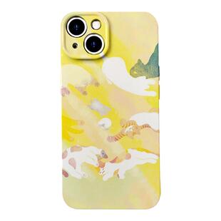慵懒日常~阳光下打盹儿猫咪菲林适用iPhone15/14promax手机壳华为pura70小米14pro红米k70硬OPPOa58软vivoS18