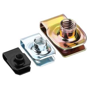 Q312B型板簧螺母镀彩锌电泳夹板螺帽拉伸夹板卡式簧片汽车M4M5M10