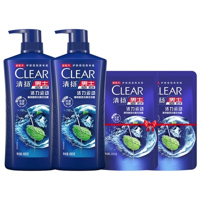 清扬男女士控油蓬松去屑洗发水