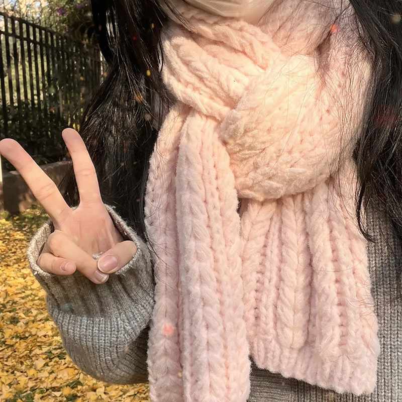 云朵绵绵围巾毛线手工diy钩针编织材料包手织粗蛋糕线送女生礼物