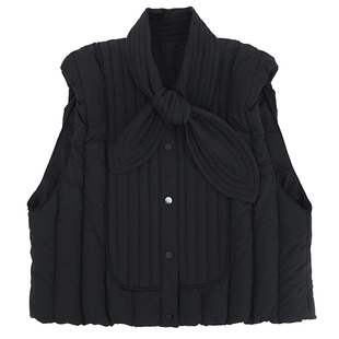 YOUWEI【优惠专属】白鹅绒领结轻羽绒马甲女士上衣Y3623406