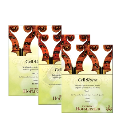 大提琴歌剧选曲1-3卷四把大提琴