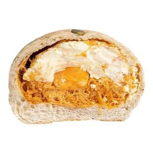 咸鸭蛋黄肉松芋泥奶酪包 手工早餐代餐饱腹轻食欧包全麦面包糖份