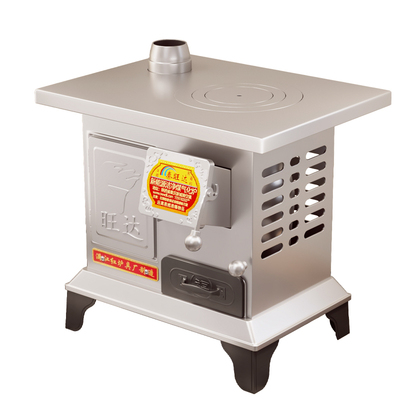 新型气化取暖炉家用室内无烟柴火炉农村冬季柴煤两用烤火炉火炉子