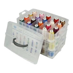 家用电脑绣花线 彩色冰丝线 Simthread 63色/套原版兄弟Brother色