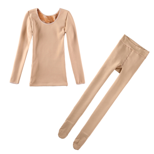 儿童肤色打底衣加绒隐身衣女童肉色打底衫紧身上衣舞蹈服保暖内衣