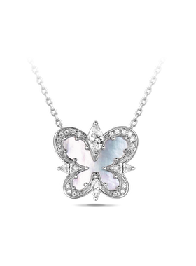 高银版项链女EGEM意境S925纯银