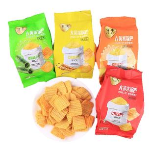什夫大黄米锅巴麻辣芝士多口味粗粮脆东北网红休闲零食办公室小吃