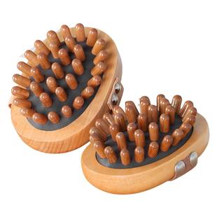 按摩刷棒经络软刷推背精油按摩工具头疗经络梳头部颈椎带脉揉肚子