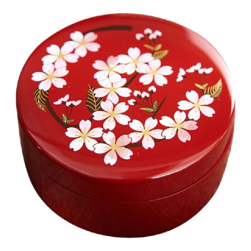 日本进口山中漆器小号首饰盒大漆