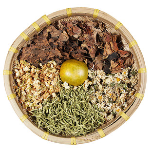 广东凉茶罗汉果五花茶草药菊花甘草广式凉茶夏季下火解暑凉茶料包