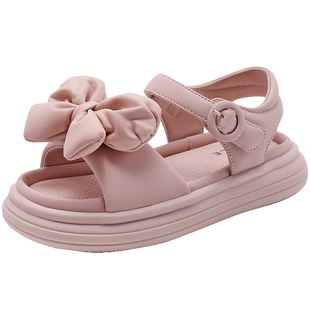 百丽公主鞋儿童凉鞋夏季新款女童鞋子大童休闲凉鞋E7203B64