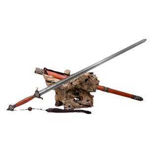 凌霜太极剑 太极剑花纹钢 武术健身剑龙泉沈广隆剑 中软剑 未开刃