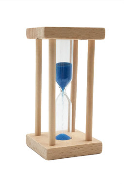 木质沙漏90秒计时器现做